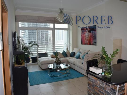Specious 1BR | Canal&Burj View | Fully Furnished